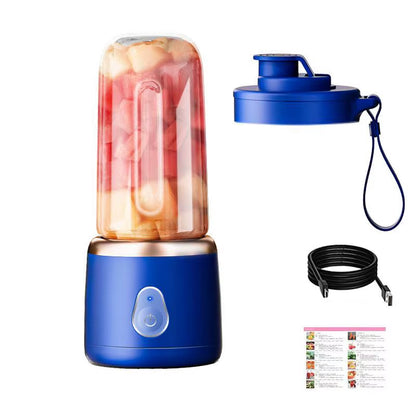 Xiaomi Portable Juicer Cup 400ML for Shakes Smoothies Rechargeable USB Traveling Fruit Juicer Double Cup Fruit Blender