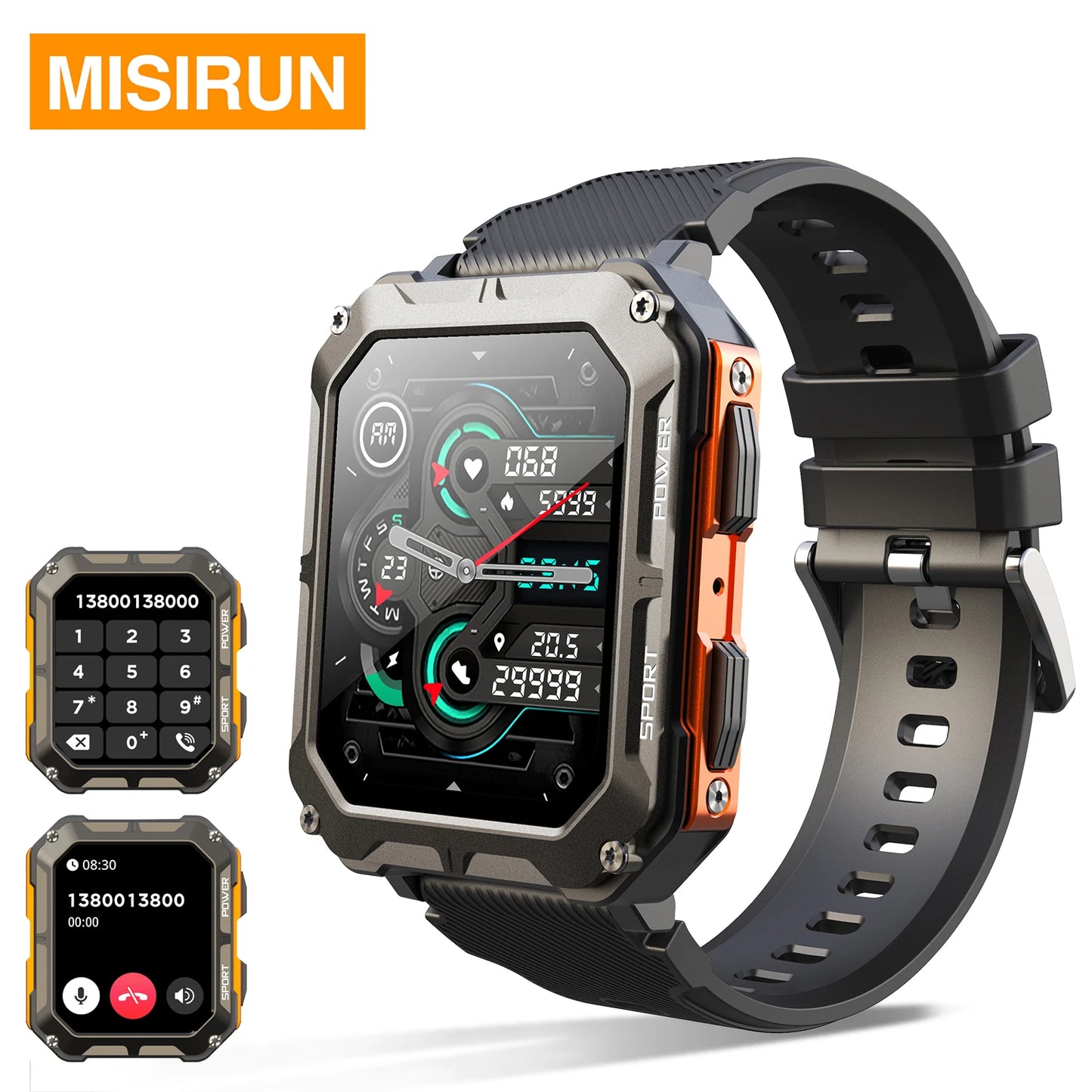 C20 Pro Smart Watch for Men – Your Ultimate Companion for Fitness and Adventure