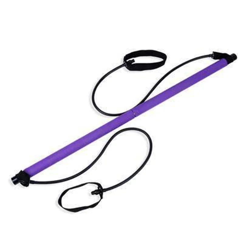 Portable Home Gym Bar – Resistance Bands Trainer for Yoga
