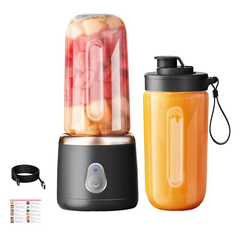 Xiaomi Portable Juicer Cup 400ML for Shakes Smoothies Rechargeable USB Traveling Fruit Juicer Double Cup Fruit Blender