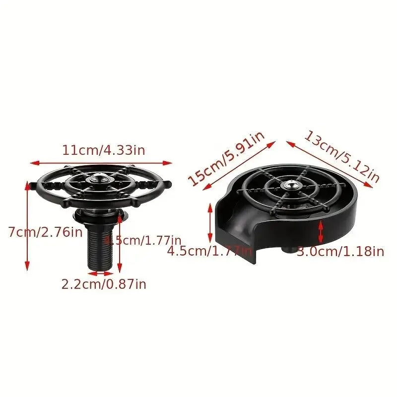 Automatic Cup Washer High Pressure Glass Cleaner 