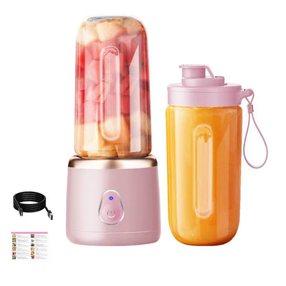 Xiaomi Portable Juicer Cup 400ML for Shakes Smoothies Rechargeable USB Traveling Fruit Juicer Double Cup Fruit Blender