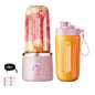 Xiaomi Portable Juicer Cup 400ML for Shakes Smoothies Rechargeable USB Traveling Fruit Juicer Double Cup Fruit Blender